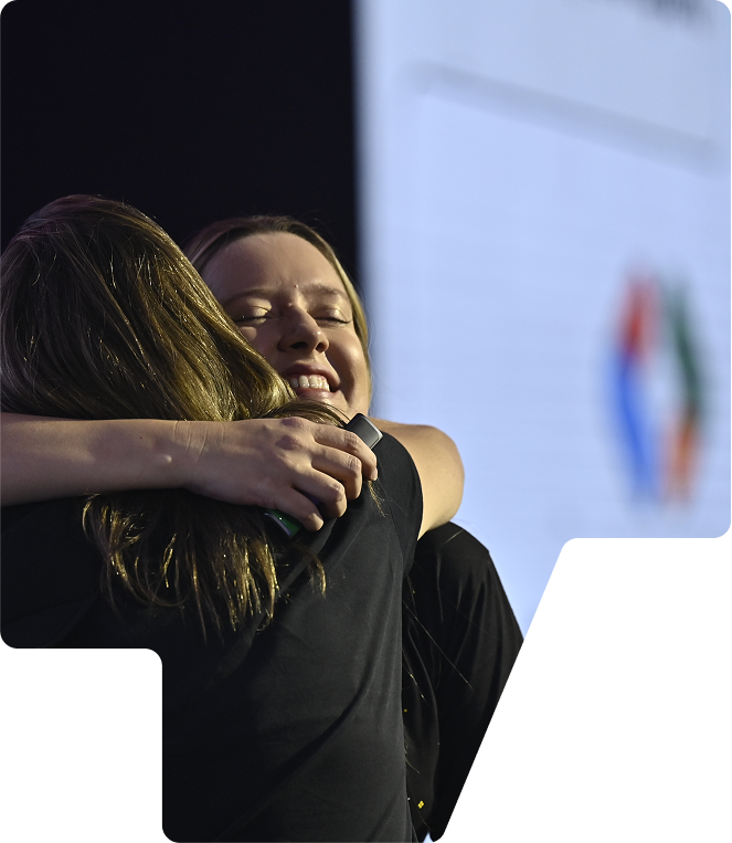 Imagem do DevFest triângulo de 2024